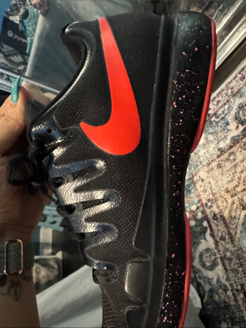 Nike Black & Red Training Sneakers - Picture 5 of 5